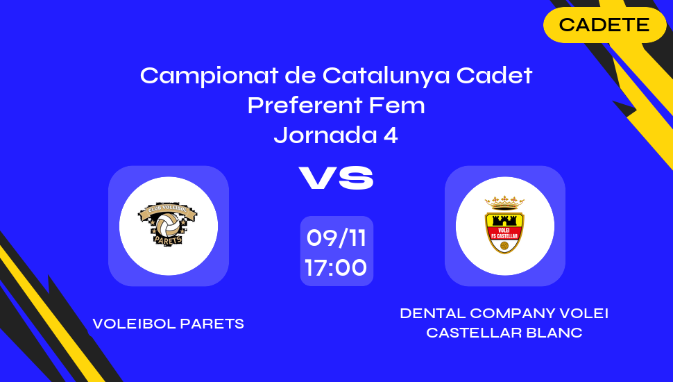 Imagen del video: VOLEIBOL PARETS vs DENTAL COMPANY VOLEI CASTELLAR BLANC