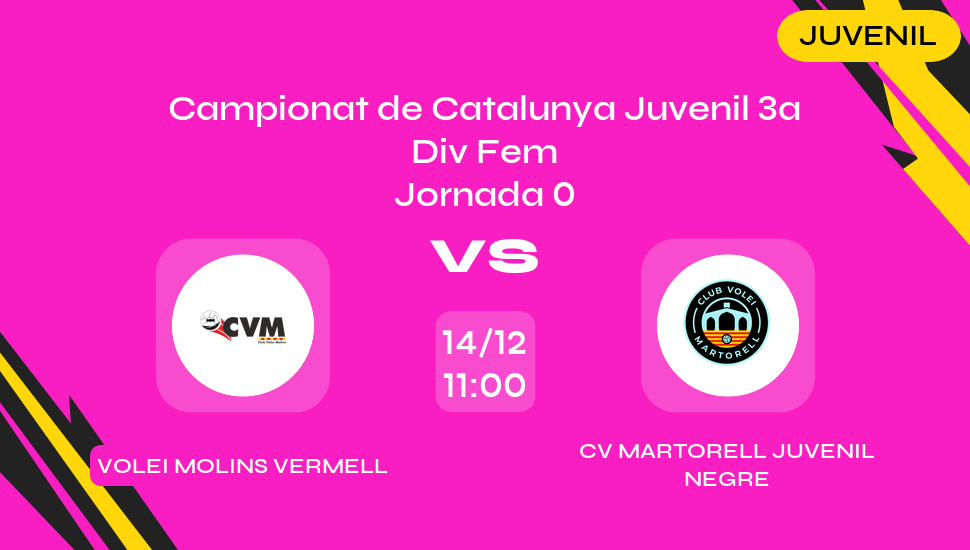 Imagen del video: VOLEI MOLINS VERMELL vs CV MARTORELL JUVENIL NEGRE