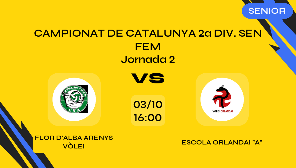 Imagen del video: FLOR D'ALBA ARENYS VÒLEI vs ESCOLA ORLANDAI 