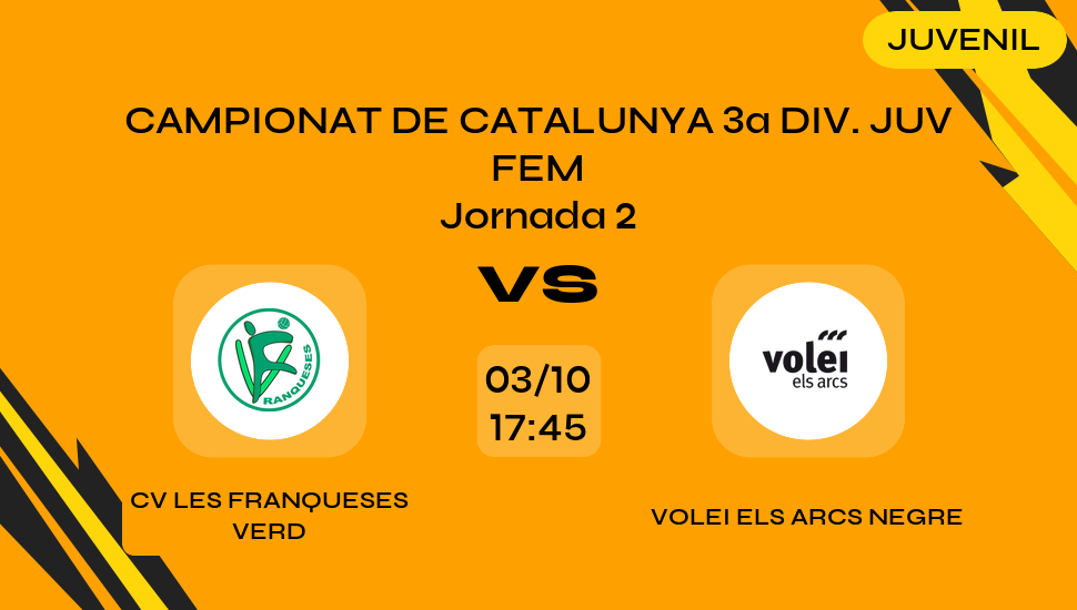 Imagen del video: CV LES FRANQUESES VERD vs VOLEI ELS ARCS NEGRE
