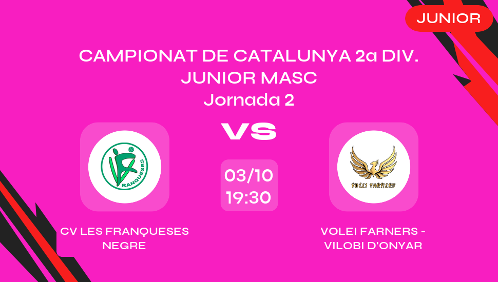 Imagen del video: CV LES FRANQUESES NEGRE vs VOLEI FARNERS - VILOBI D'ONYAR